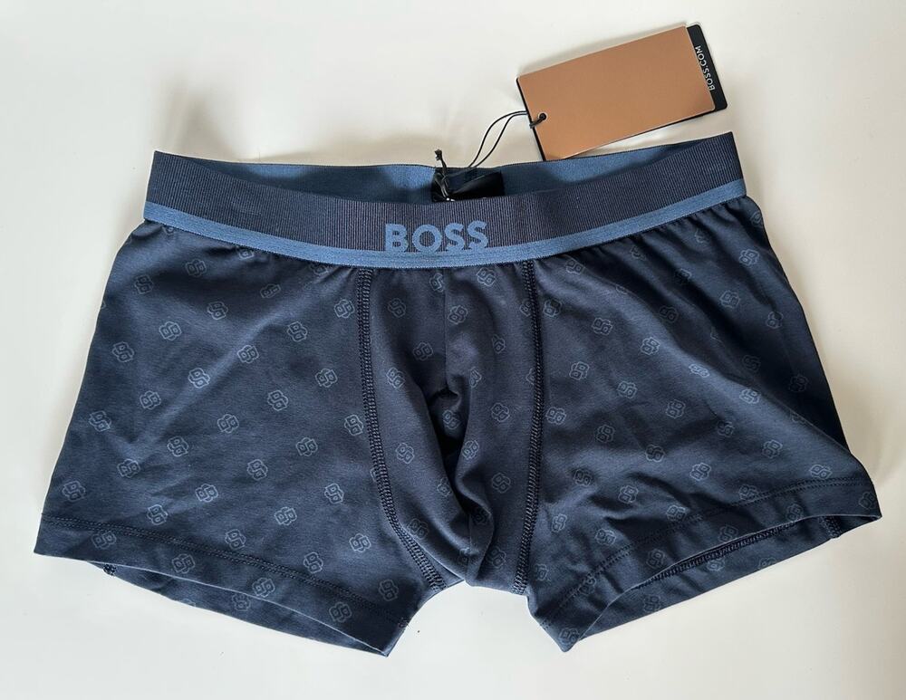 BOSS Hugo Boss Briefs Underwear Logo Blue Large NWT $28